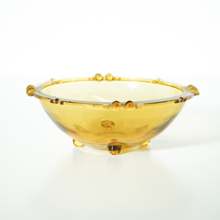 Glass serving bowl